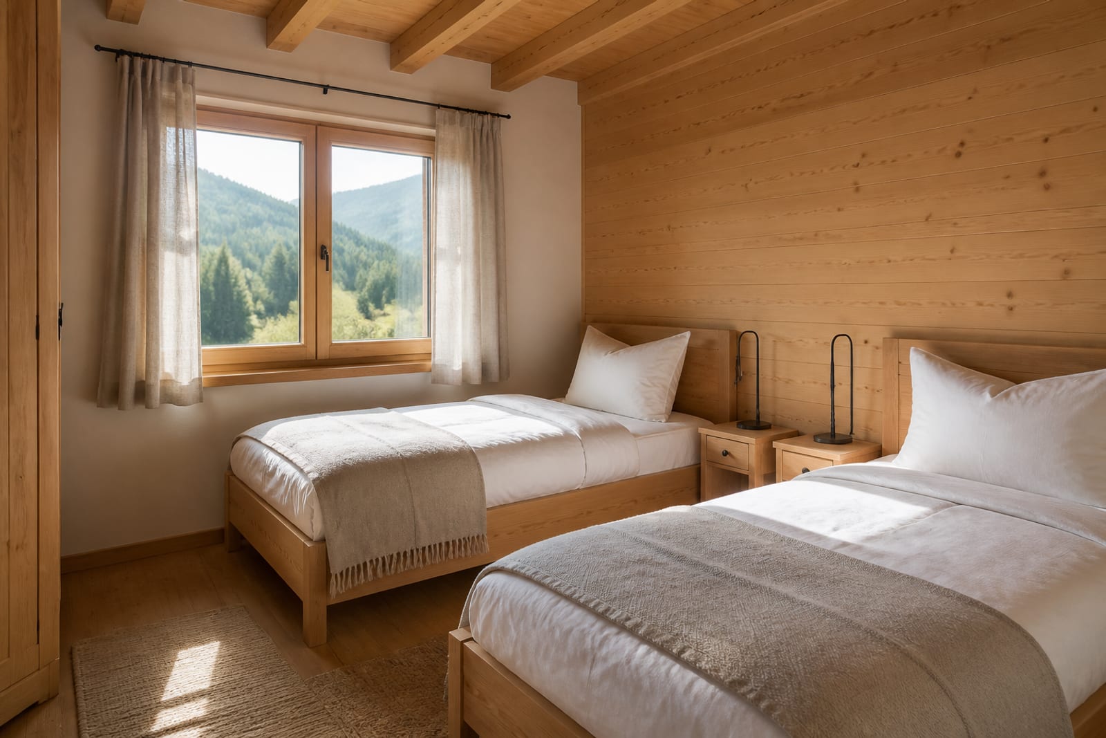 Schlafzimmer in Haus Fichte