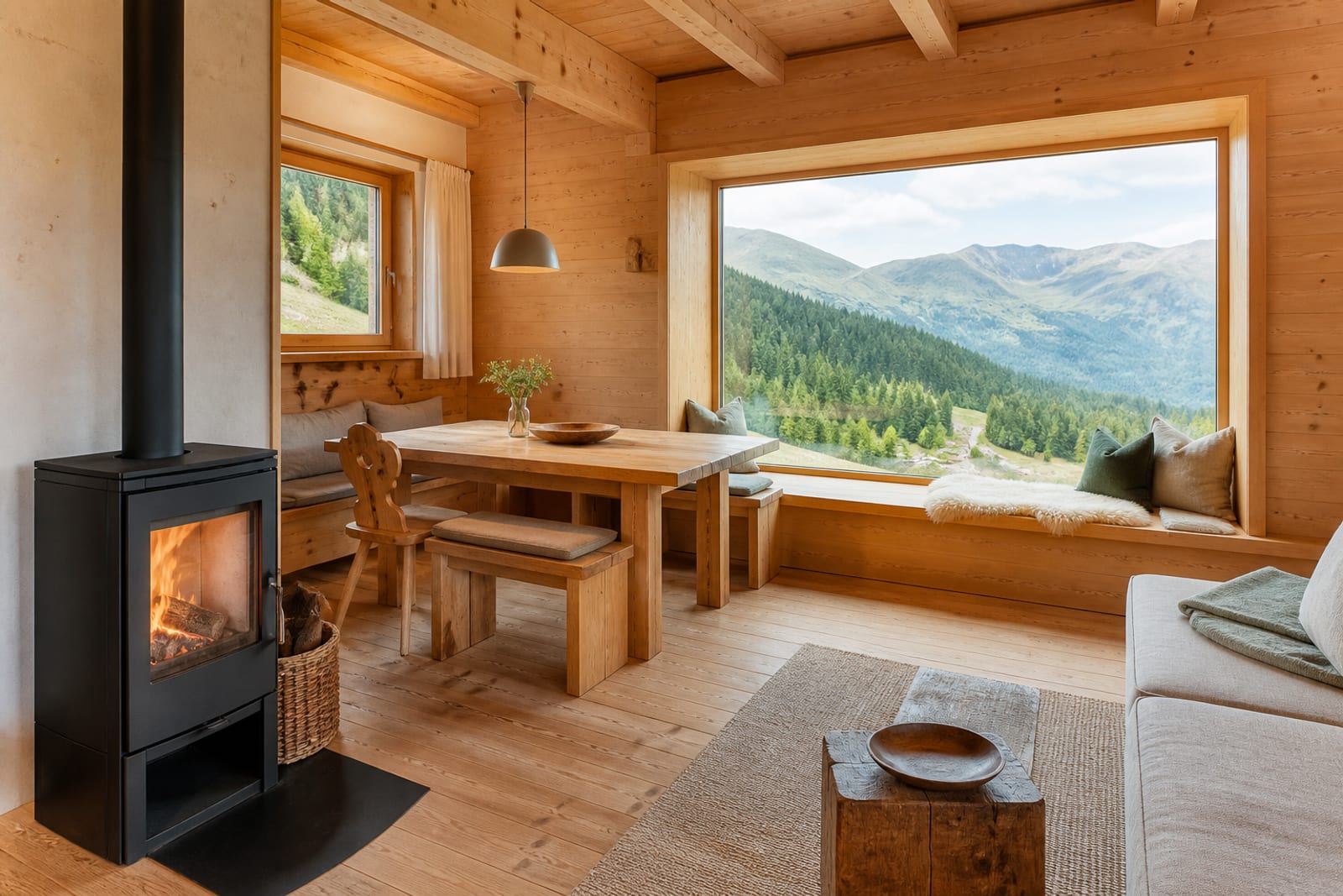 Wohnraum in Haus Fichte